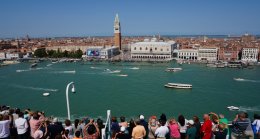 Sailing into Venice, Italy on the Royal Princess