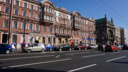 Nevsky Prospect in St. Petersburg, Russia