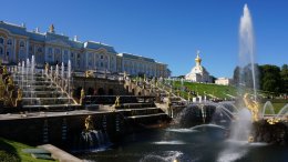 Peterhof in St, Petersburg, Russia