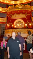 Me at the Alexander Theatre in St. Petersburg, Russia