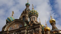 The Church of Christ Savior on the Spilled Blood in St. Petersburg, Russia