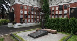 Grave of Raisa Gorbacheva (wife of Mikhail Gorbachev) Novodevichy Cemetery