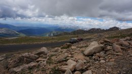 The summit of Mount Evans