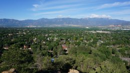 View of Colorado Springs from Palmer Park