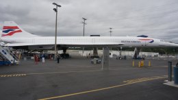 A British Airways Concorde at the Museum of Flight in Seattle, Washington