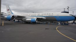 Former Air Force One at the Museum of Flight in Seattle, Washington