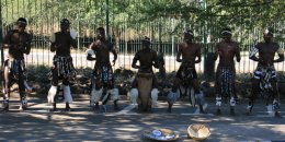 African Dancers at Victoria Falls