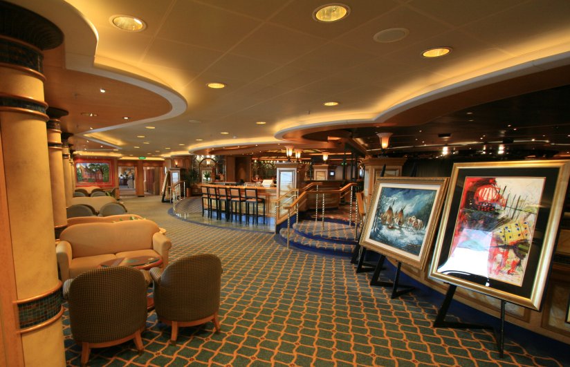 Explorers Lounge on Promenade Deck
