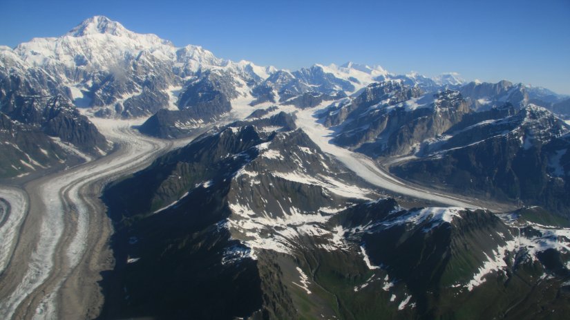 Ruth Glacier and Mount McKinley