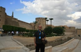 Me at the Saladin Citadel of Cairo