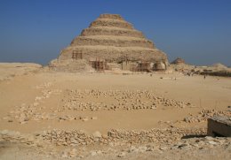 The Pyramid of Djoser, or step pyramid