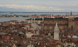 The city of Venice, Italy from the campanile of St. Mark's