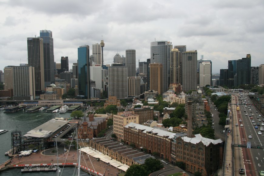 Sydney skyline from Bridge Pylon