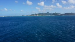 Approaching St. Maarten