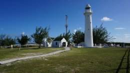 The Grand Turk Lighthouse in the Turks and Caicos Islands