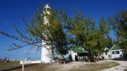 The Grand Turk Lighthouse in the Turks and Caicos Islands