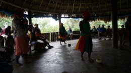Cultural show on Roatan Island, Honduras