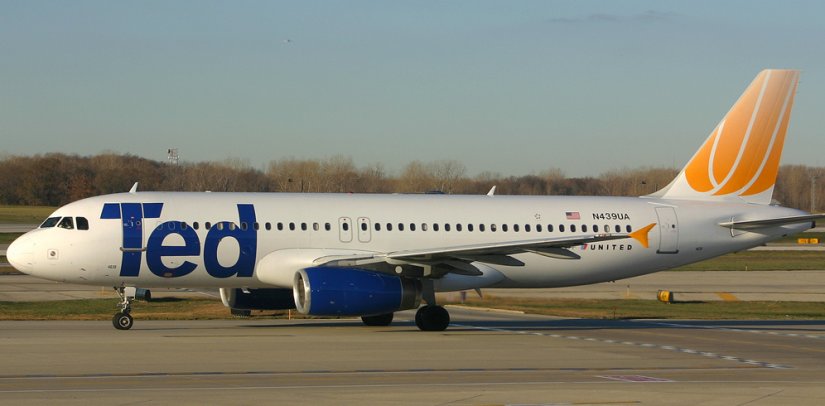 United for Ted A320 operating as flight #1675