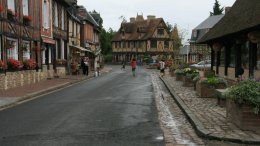 The village of Beuvron-en-Auge, France