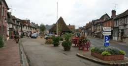 The village of Beuvron-en-Auge, France