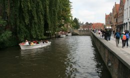 One of the canals in Bruges
