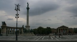 Heroes Square of Budapest and Millennium Monument