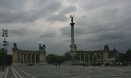 Heroes Square of Budapest and Millennium Monument