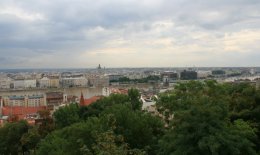 View of Pest & River Danube from Fisherman's Bastion
