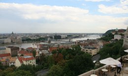View of Pest & River Danube from Fisherman's Bastion