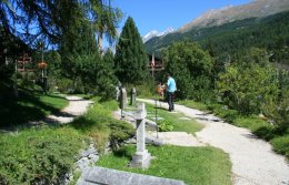 Climbers cemetery in Zermatt, Switzerland