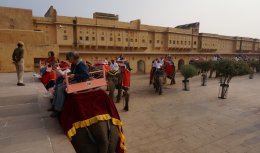 The Amber Fort in Jaipur, India
