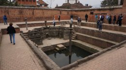 The king's bath at the palace in Bhaktapur, Nepal
