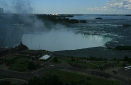View from my hotel room at the Marriott Niagara Fallsview Hotel