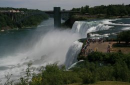 The American Falls from Goat Island in New York