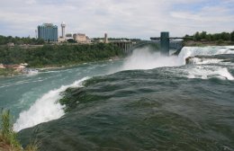 The American Falls from Luna Island in New York