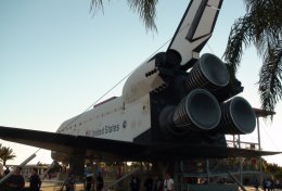 Space Shuttle Explorer, a full-scale replica of a Space Shuttle