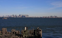 Lower Manhattan and Brooklyn seen from Statten Island