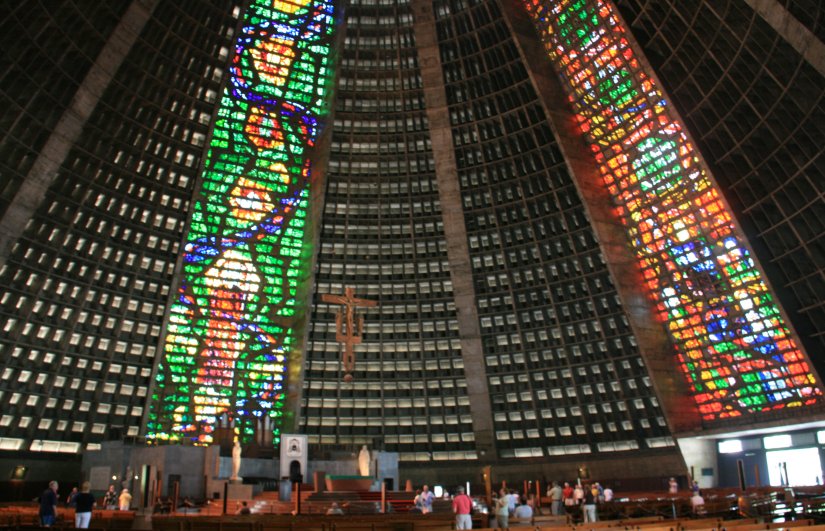 Inside Rio's Metropolitan Cathedral