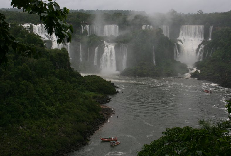View of Iguassu Falls from the Brazilian side