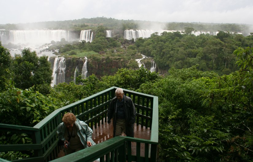 View of Iguassu Falls from the Brazilian side