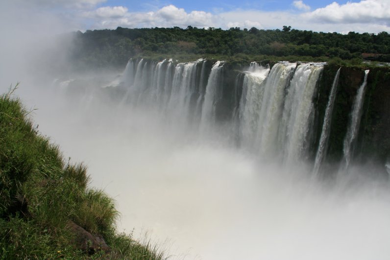 Devil's Throat overlook on the Argentina side of Iguassu Falls