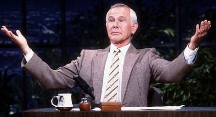 Image result for johnny carson laughing