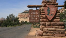 Zion National Park East Entrance