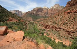 The Switchbacks into Zion Canyon of Zion National Park