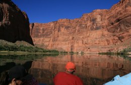 Floating down the Colorado River in northern Arizona