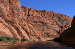 Floating down the Colorado River in northern Arizona