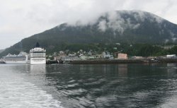 Ketchikan, Alaska from Clarence Strait