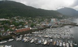 Ketchikan from seaplane