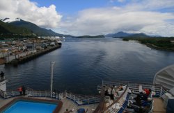 Ketchikan, Alaska from Sapphire Princess Sun Deck