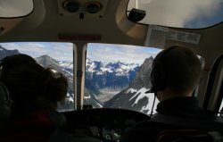 Temsco Helicopter over Juneau Icefield